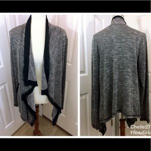 Freeway open front long sleeve top